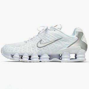 NIB Nike Shox TL - White/Metallic Silver - Men’s 10.5